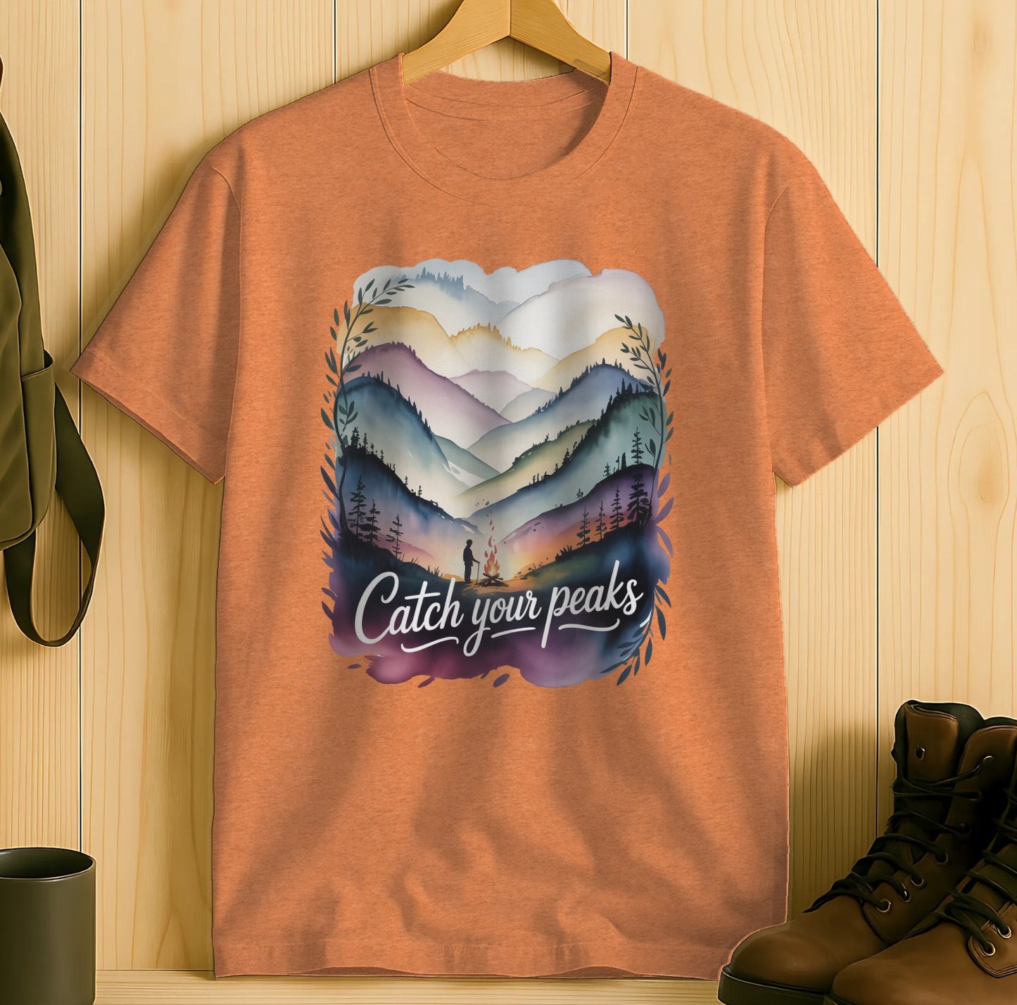 Catch Your Peaks Mountain Adventure T-Shirt product