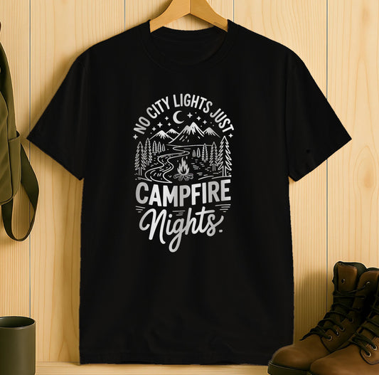 No City Lights Just Campfire Nights shirt product