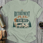 RV with mountains and text "My Retirement Plan Has Slide-Outs."