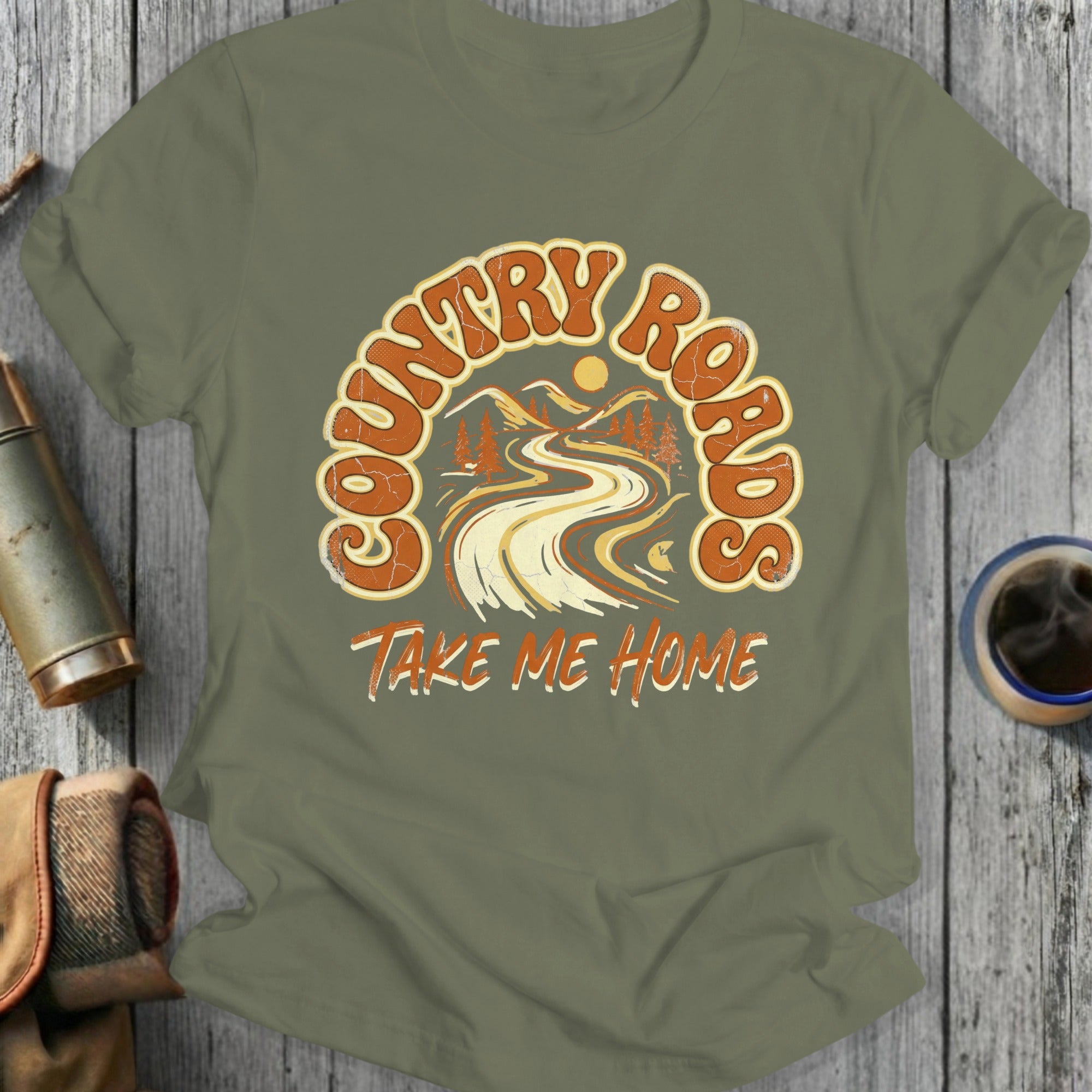 Country Roads Take Me Home Graphic Tee product