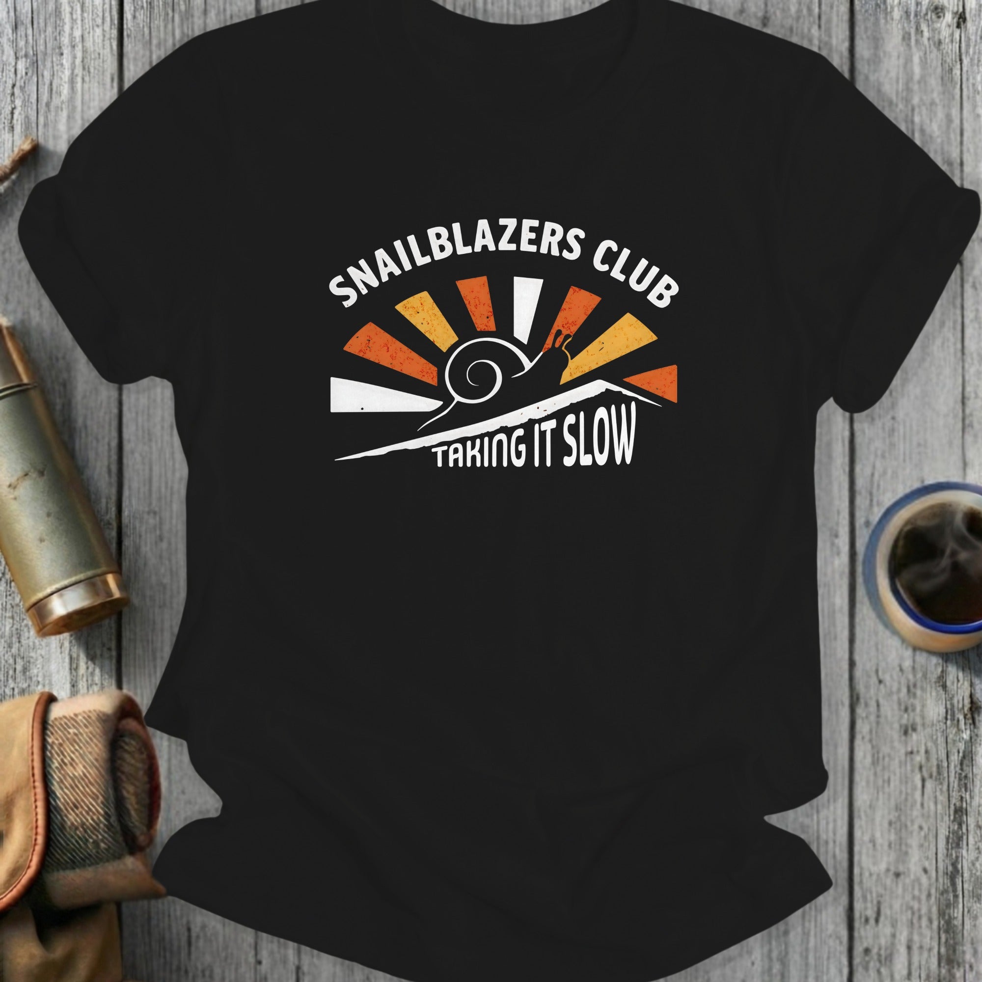 Snailblazers Club Taking It Slow Sunrise T-shirt