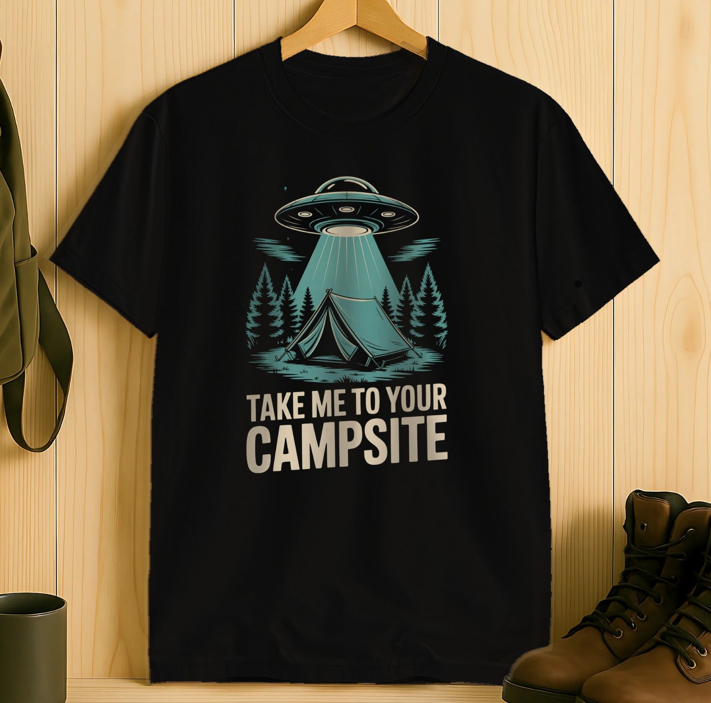 Take Me To Your Campsite Graphic T-shirt product type