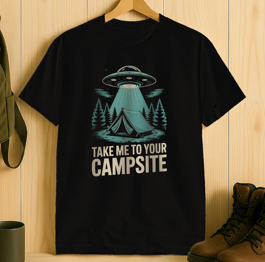 Take Me To Your Campsite Graphic T-shirt product type